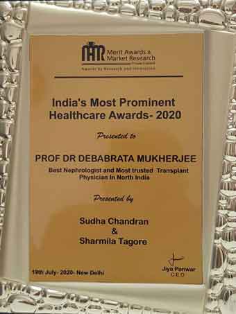 Best Nephrologist of India by Economic Times